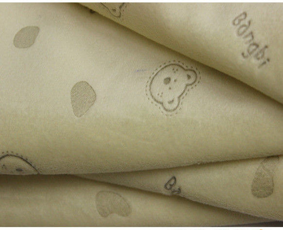 Comfortable Soft Toy Making Fabric Embossed Minky Fabric 200g/㎡